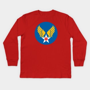 USAAF Patch Kids Long Sleeve T-Shirt